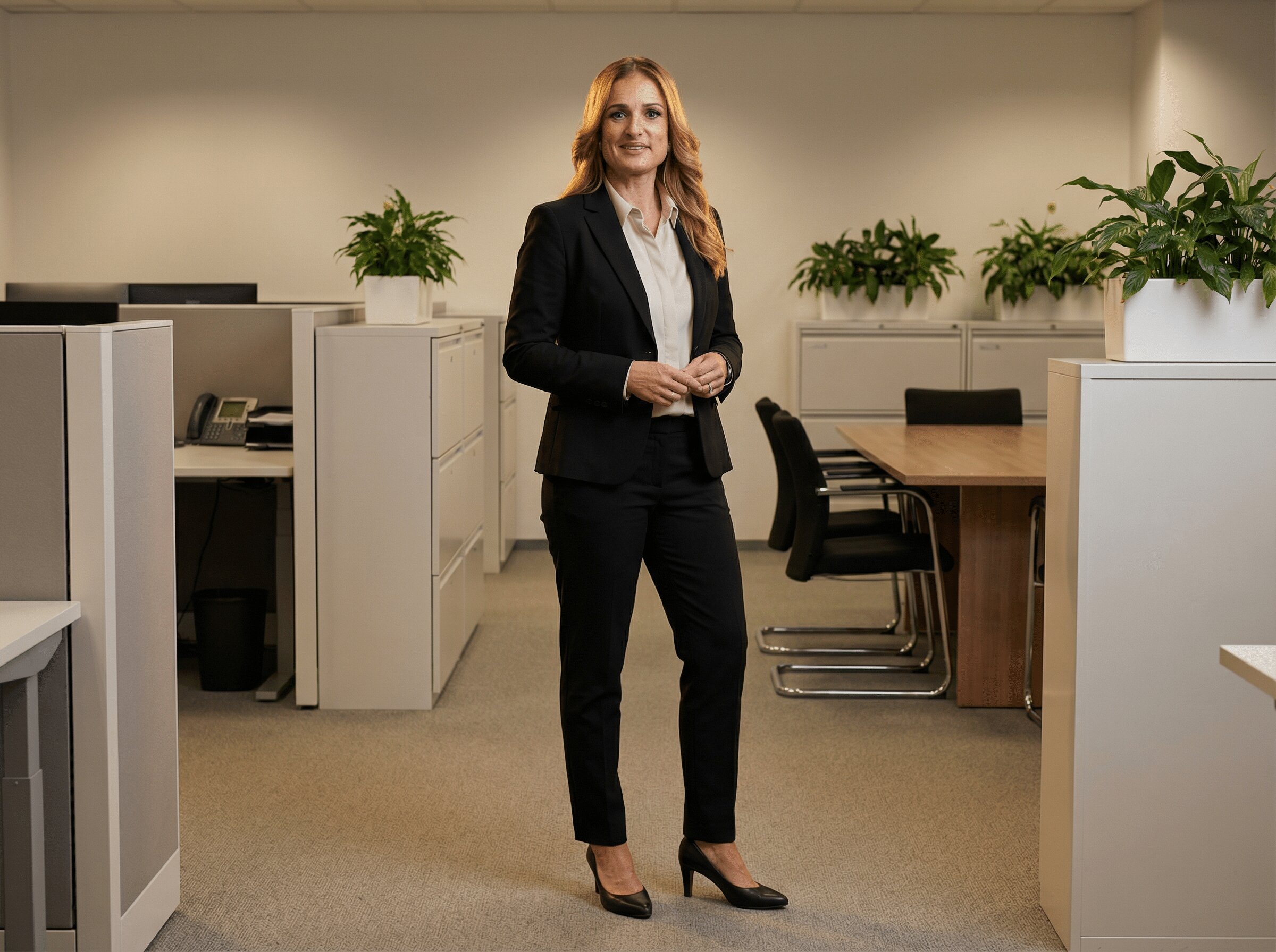 Svart Formell Blazer