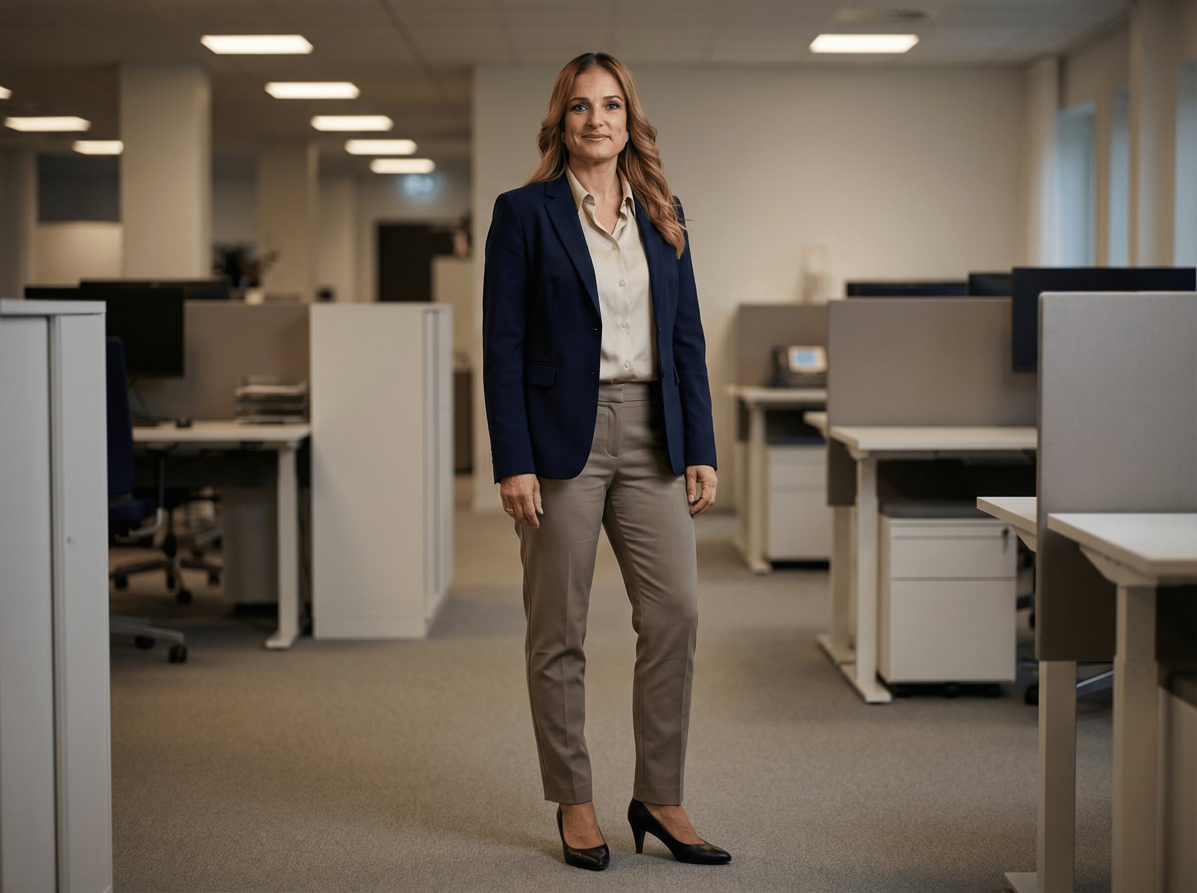 Marinblå Blazer Styling